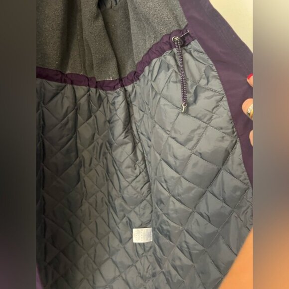 Lands' End Women's Squall Waterproof Insulated Winter Stadium Maxi Coatpurple XL - Picture 7 of 13